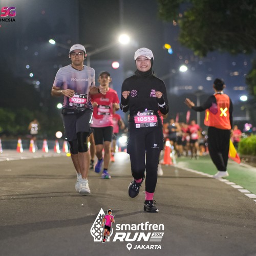 Race photo from SMARTFREN RUN 2026