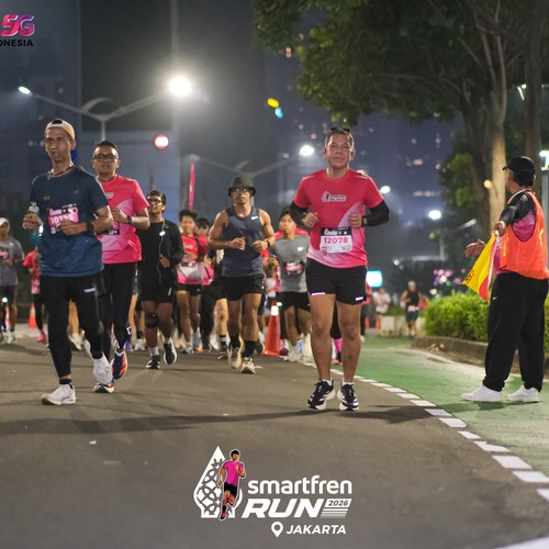 Race photo from SMARTFREN RUN 2026