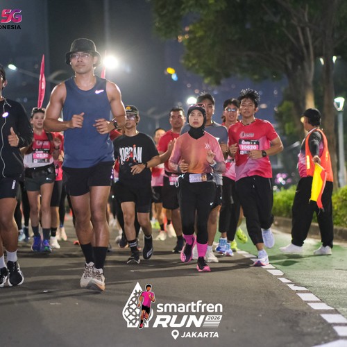 Race photo from SMARTFREN RUN 2026