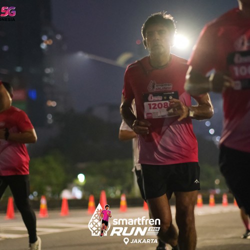 Race photo from SMARTFREN RUN 2026