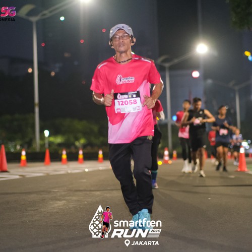 Race photo from SMARTFREN RUN 2026