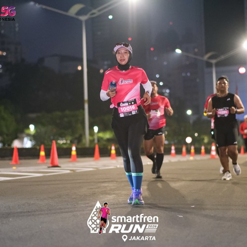 Race photo from SMARTFREN RUN 2026