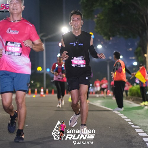 Race photo from SMARTFREN RUN 2026