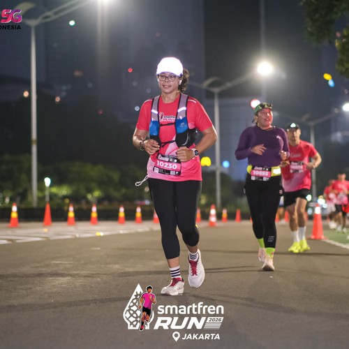 Race photo from SMARTFREN RUN 2026