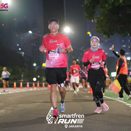 Race photo from SMARTFREN RUN 2026
