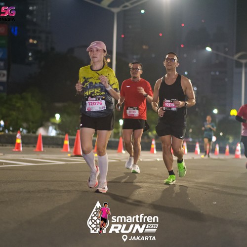 Race photo from SMARTFREN RUN 2026