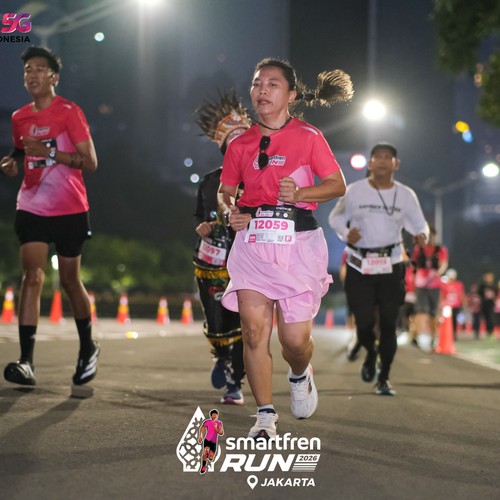 Race photo from SMARTFREN RUN 2026