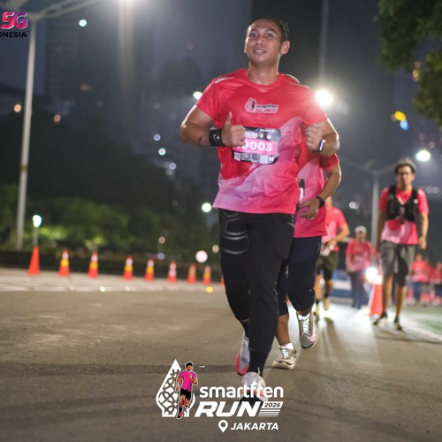 Race photo from SMARTFREN RUN 2026