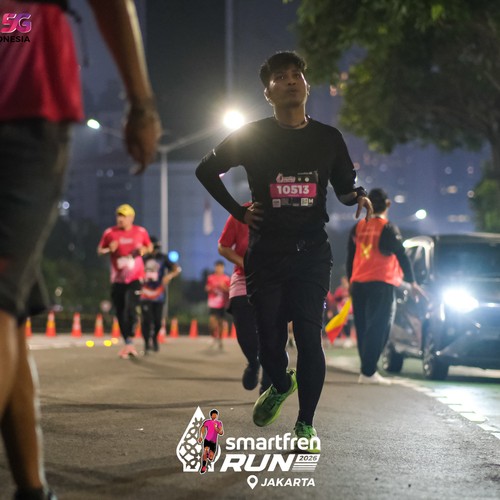 Race photo from SMARTFREN RUN 2026