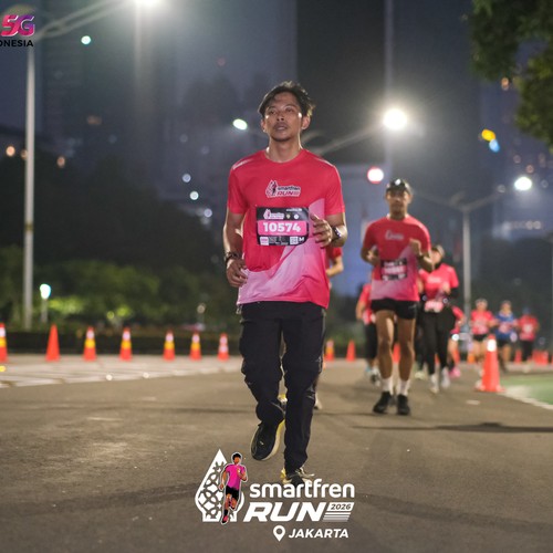 Race photo from SMARTFREN RUN 2026