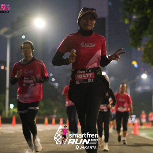 Race photo from SMARTFREN RUN 2026