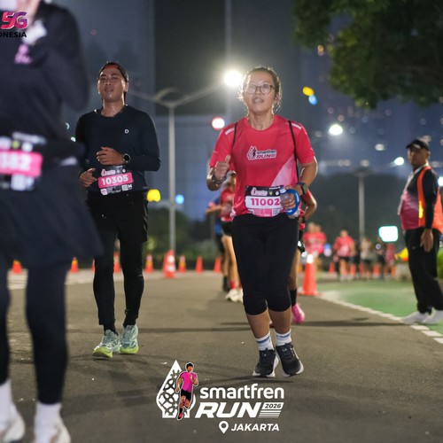 Race photo from SMARTFREN RUN 2026
