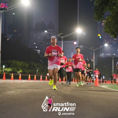 Race photo from SMARTFREN RUN 2026