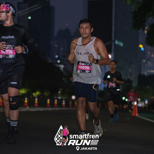 Race photo from SMARTFREN RUN 2026