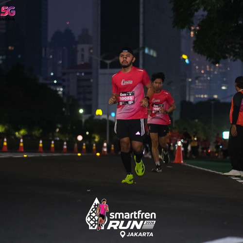 Race photo from SMARTFREN RUN 2026