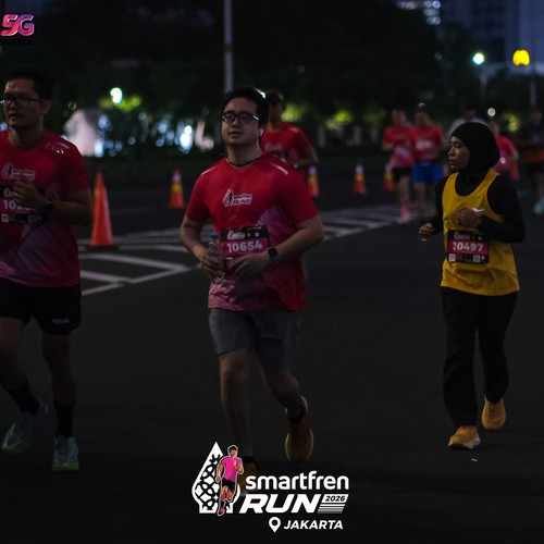 Race photo from SMARTFREN RUN 2026