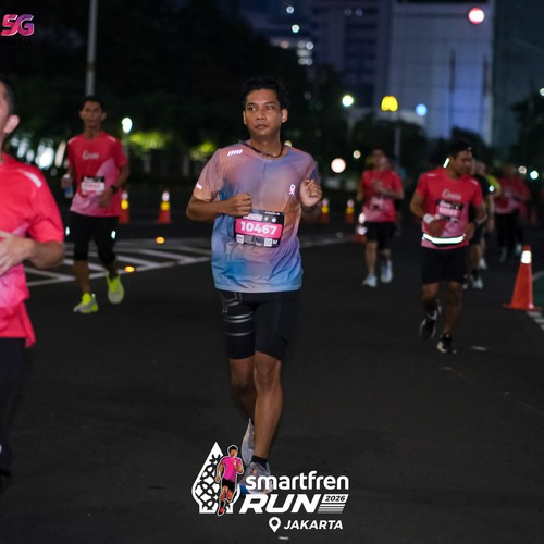 Race photo from SMARTFREN RUN 2026