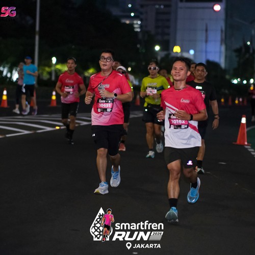 Race photo from SMARTFREN RUN 2026