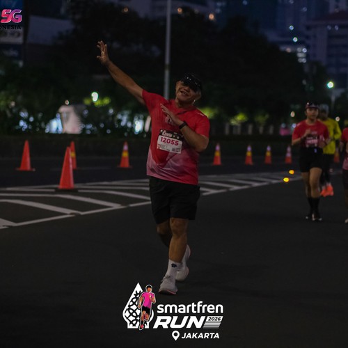 Race photo from SMARTFREN RUN 2026