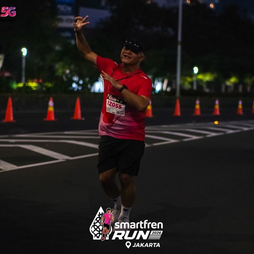 Race photo from SMARTFREN RUN 2026