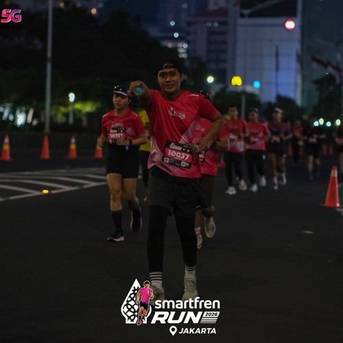 Race photo from SMARTFREN RUN 2026