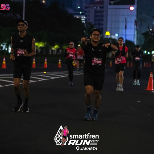 Race photo from SMARTFREN RUN 2026