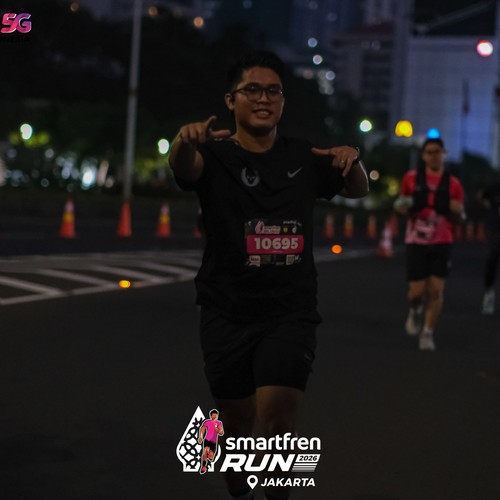 Race photo from SMARTFREN RUN 2026