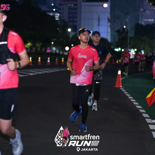 Race photo from SMARTFREN RUN 2026
