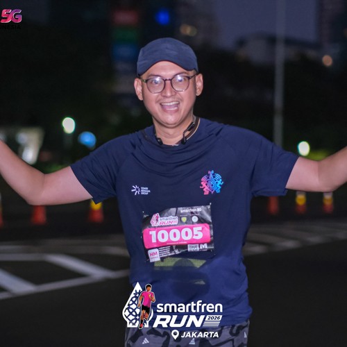 Race photo from SMARTFREN RUN 2026