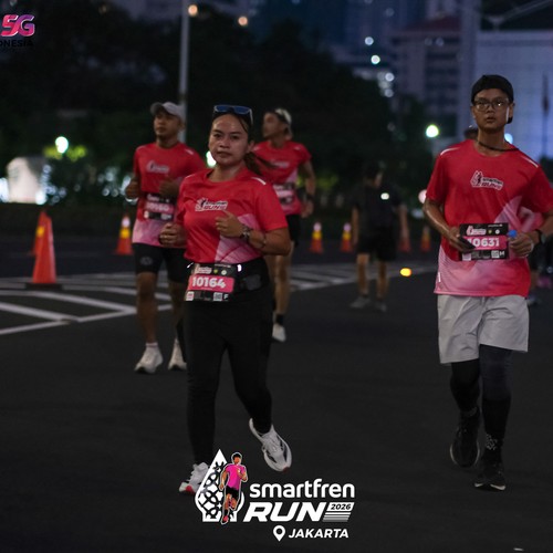 Race photo from SMARTFREN RUN 2026