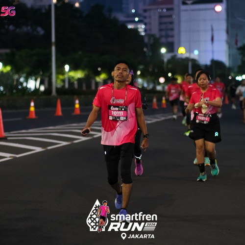 Race photo from SMARTFREN RUN 2026