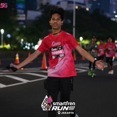 Race photo from SMARTFREN RUN 2026
