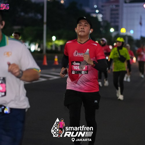 Race photo from SMARTFREN RUN 2026