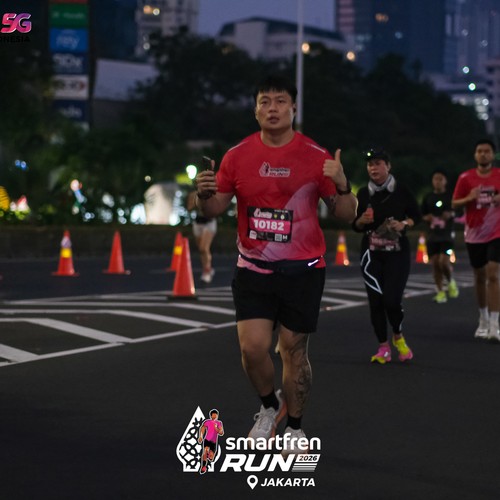 Race photo from SMARTFREN RUN 2026