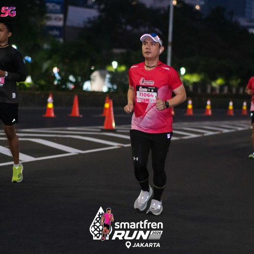 Race photo from SMARTFREN RUN 2026