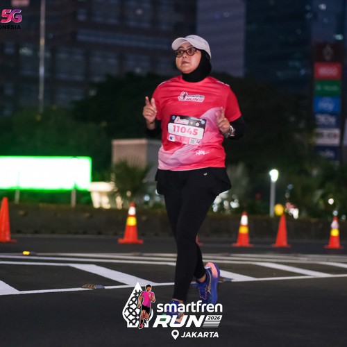 Race photo from SMARTFREN RUN 2026