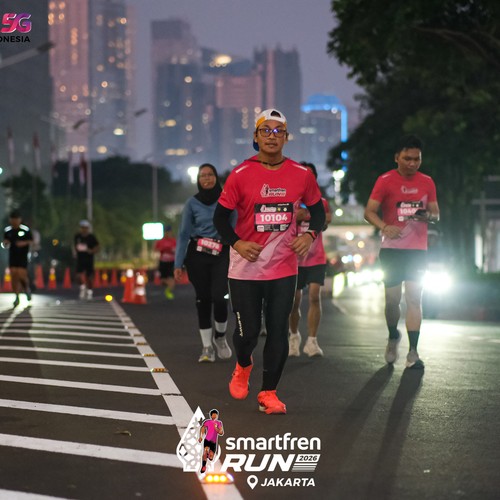 Race photo from SMARTFREN RUN 2026