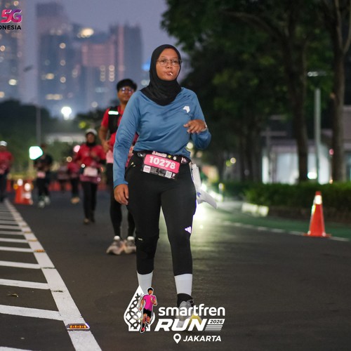 Race photo from SMARTFREN RUN 2026