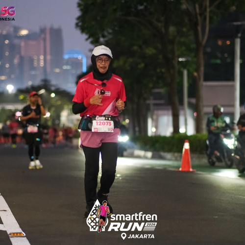 Race photo from SMARTFREN RUN 2026