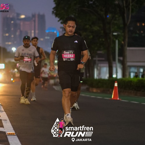 Race photo from SMARTFREN RUN 2026