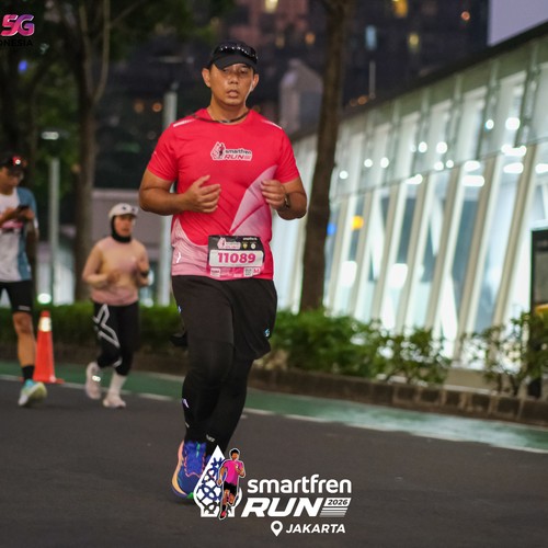 Race photo from SMARTFREN RUN 2026
