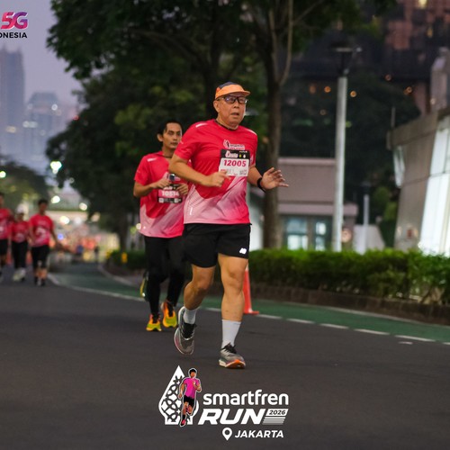 Race photo from SMARTFREN RUN 2026