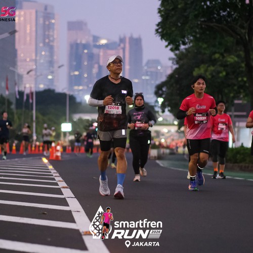 Race photo from SMARTFREN RUN 2026