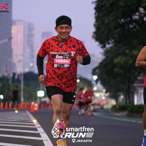 Race photo from SMARTFREN RUN 2026