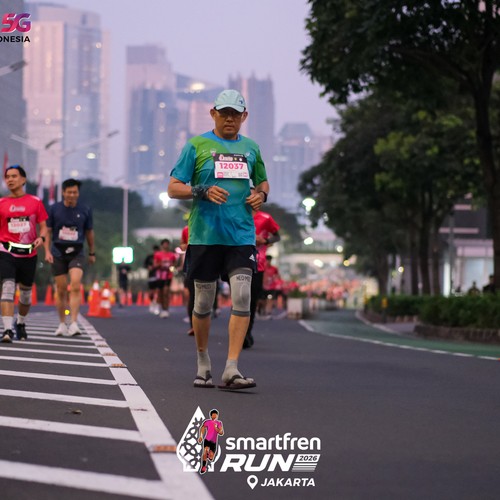 Race photo from SMARTFREN RUN 2026