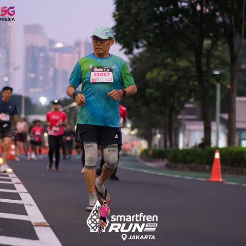 Race photo from SMARTFREN RUN 2026