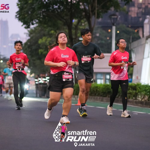 Race photo from SMARTFREN RUN 2026