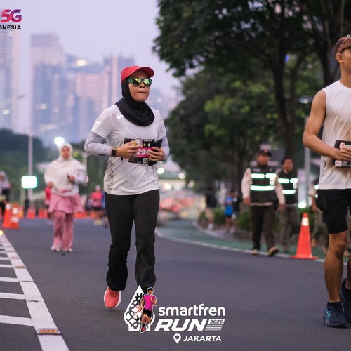 Race photo from SMARTFREN RUN 2026