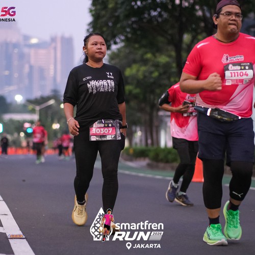 Race photo from SMARTFREN RUN 2026