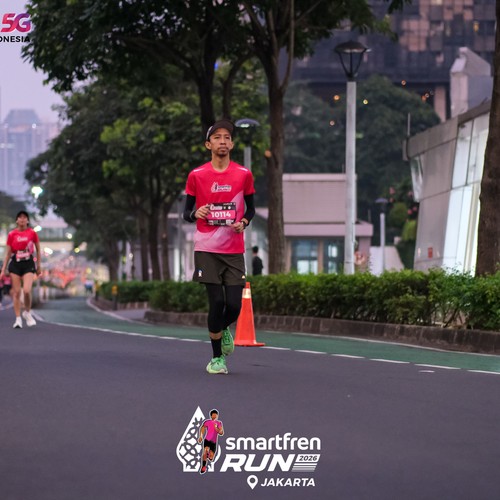 Race photo from SMARTFREN RUN 2026